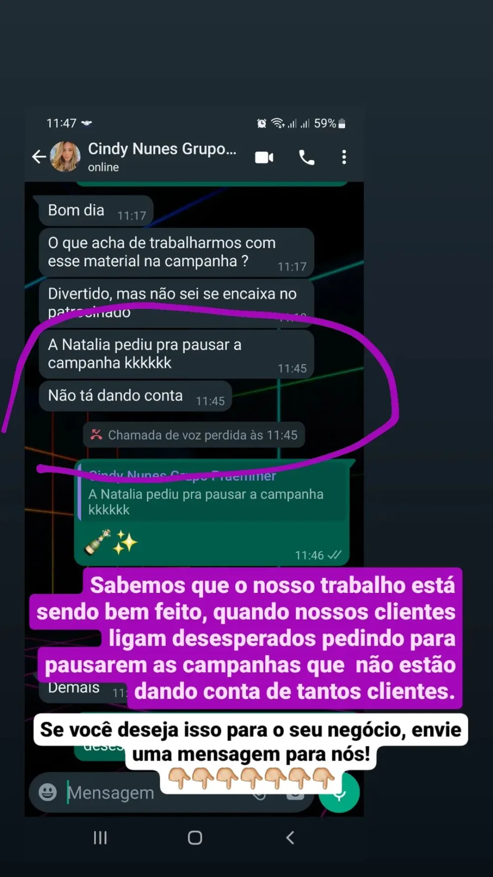 Cindy - Tráfego Pago